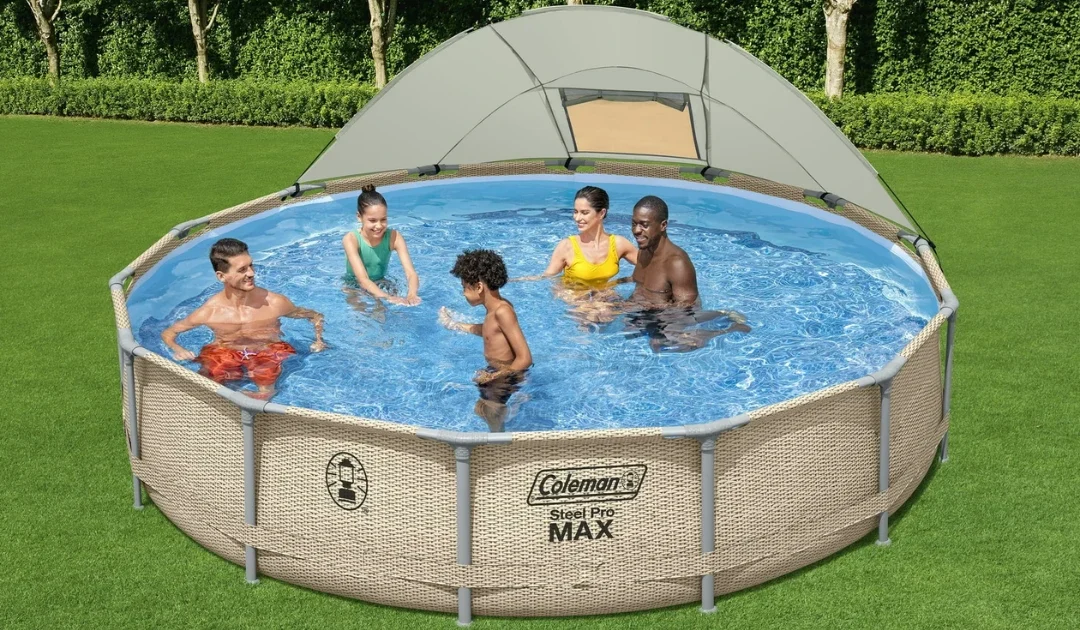 Piscina Coleman con Estructura de Metal y Canopy SOLO $198 (Reg $298)