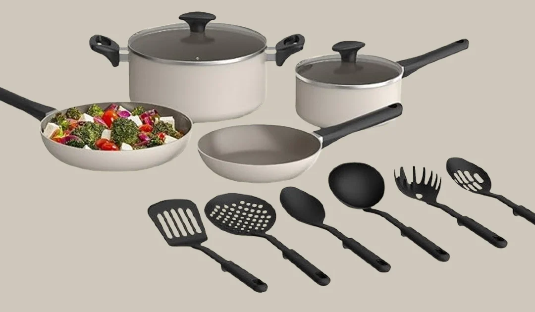 Set de Ollas Bella de 12-Piezas en SOLO $19.99 (Reg $49)