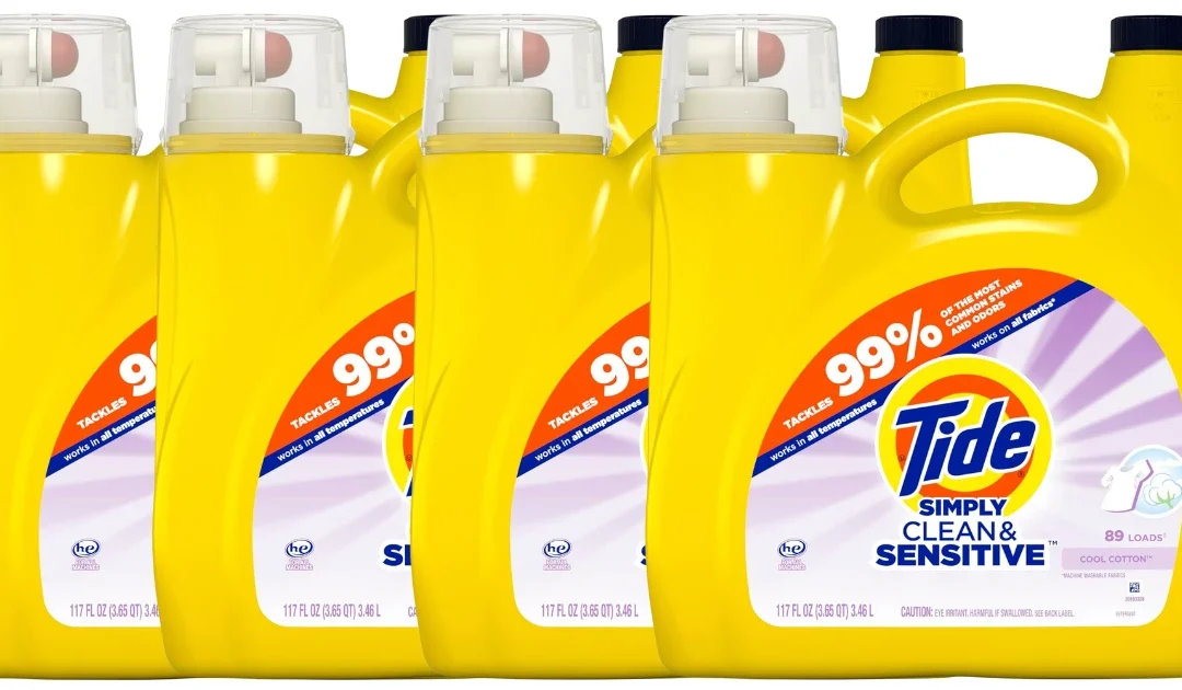 Tide Simply Clean de 89-Tandas en SOLO $6.99 en Amazon