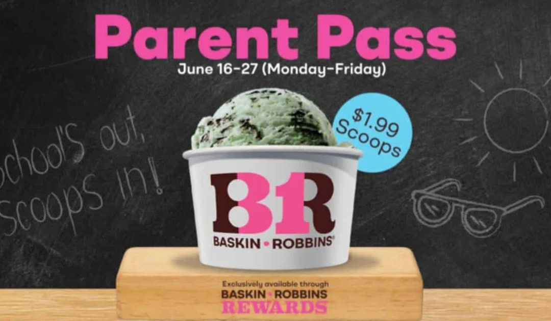 Promoción de Mantecados Baskin-Robbins SOLO $1.99 (16 al 27 de Junio)