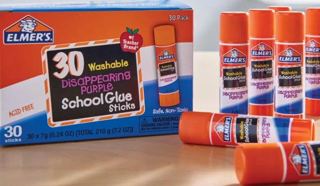 Caja de Pegas Elmer’s Disappearing Purple SOLO $5.60 en Amazon