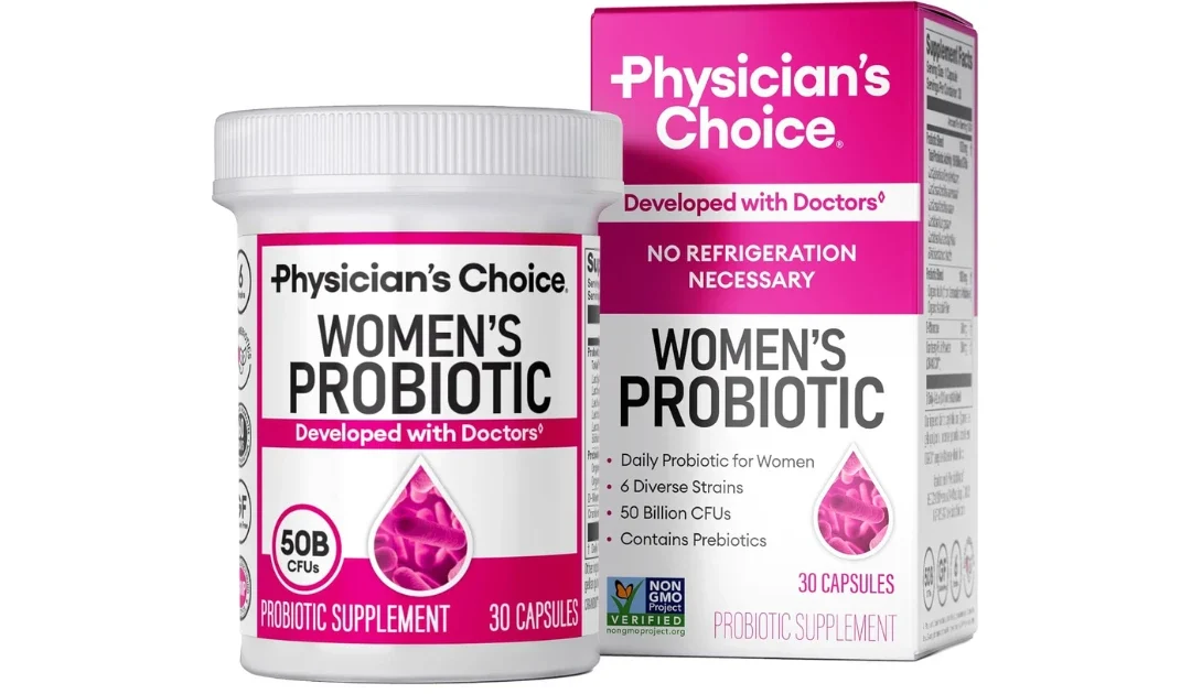 Physician’s Choice Probiotics Para Mujeres SOLO $12 en Amazon (Reg $29)