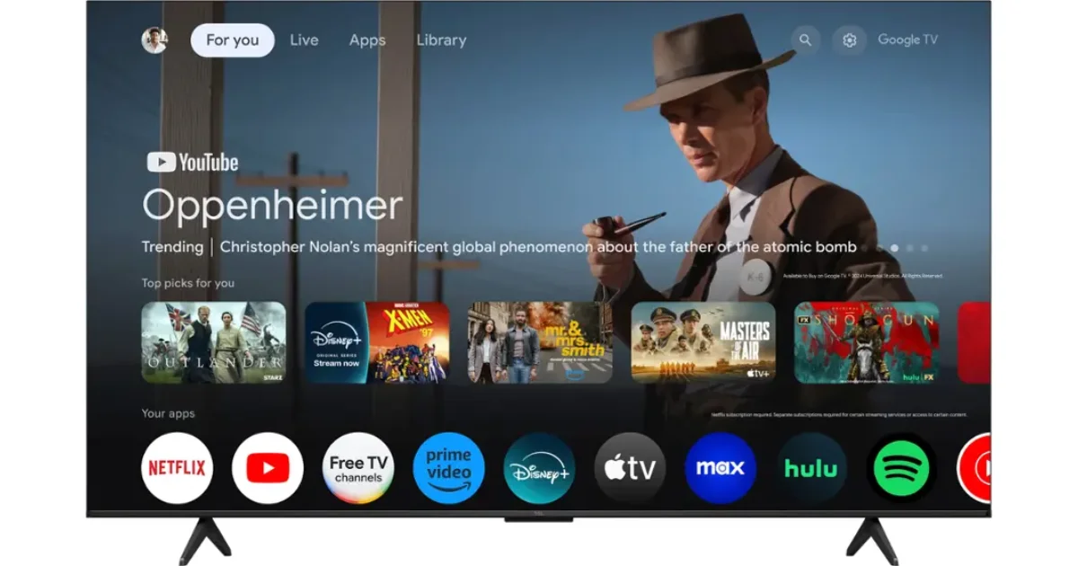 TCL Class S5-Series 4K UHD HDR LED Smart Google TV 55-In