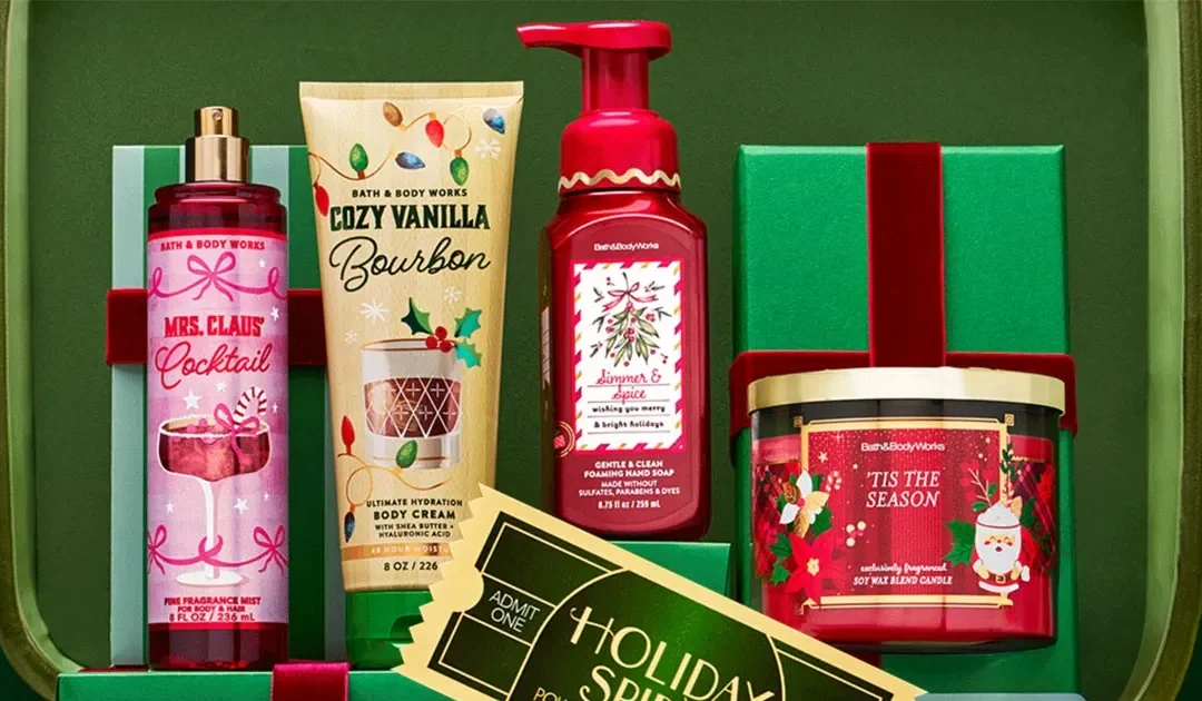 Compra 1 y Recibe 1 GRATIS en la Colección Navideña de Bath & Body Works