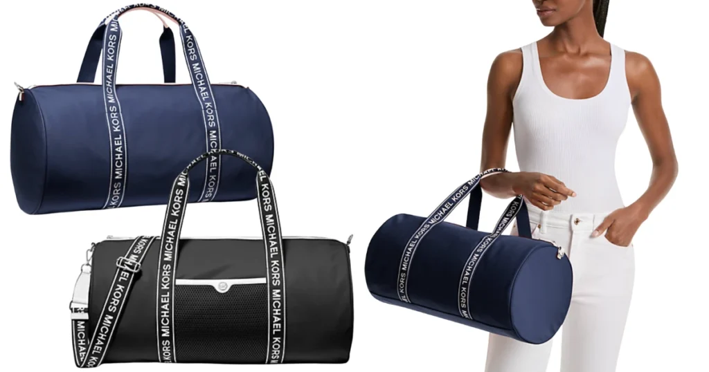 MIchael Kors Jet Set Large Nylon Duffel Bag
