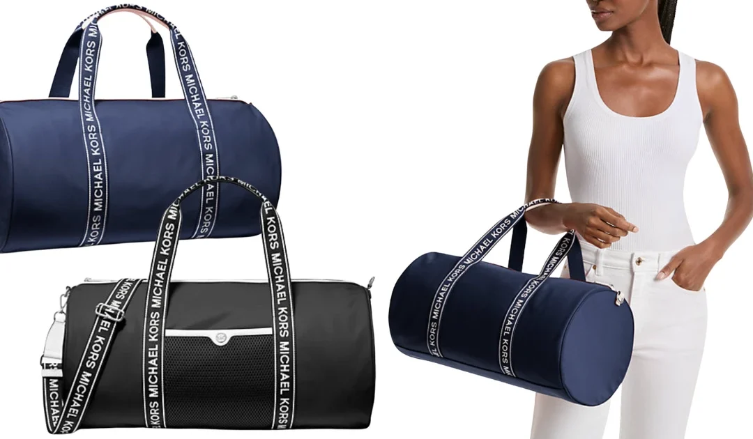 Michael Kors Jet Set Large Nylon Duffel Bag SOLO $99 (Reg $598)
