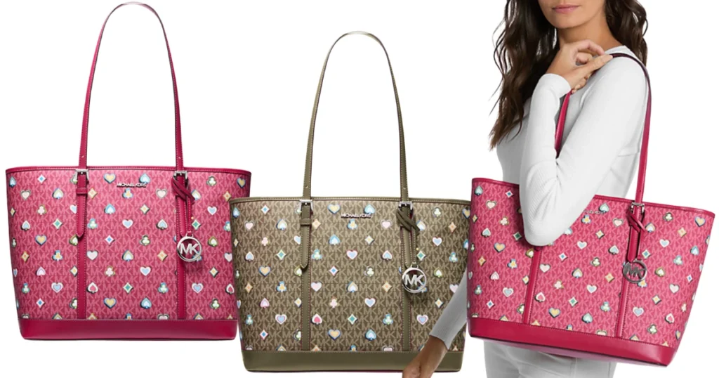 Michael Kors Jet Set Large Printed Tote Bag
