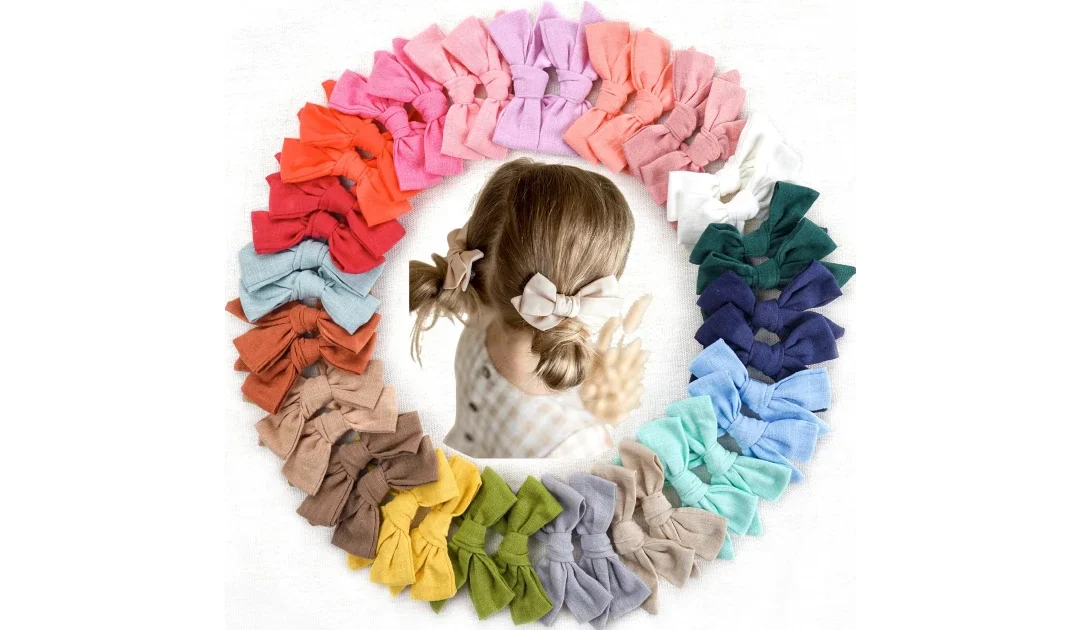 Paquete de 40 Lazos Para Niñas en SOLO $8.99 (Reg $13)