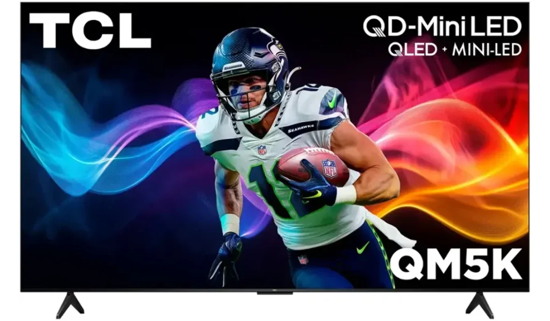 TCL Class QM5K Series 4K UHD HDR QD-Mini LED Smart TV with Google TV 55-In SOLO $329.99 (Reg. $700)