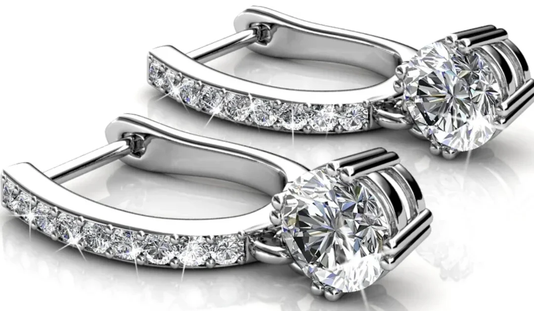 Aretes Cate & Chloe 18K Gold Plated SOLO $13.99 en Walmart (Reg $115)