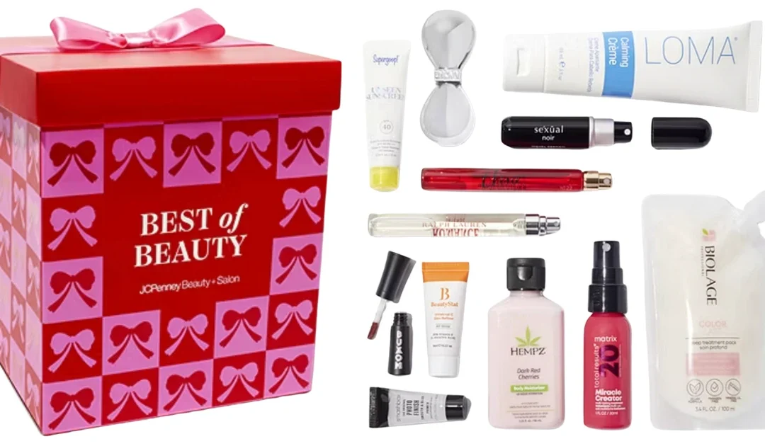 Beauty Box de JCPenney SOLO $31.50 ($162 Valor) – Incluye Biolage, Ralph Lauren, Kate Spade & Más