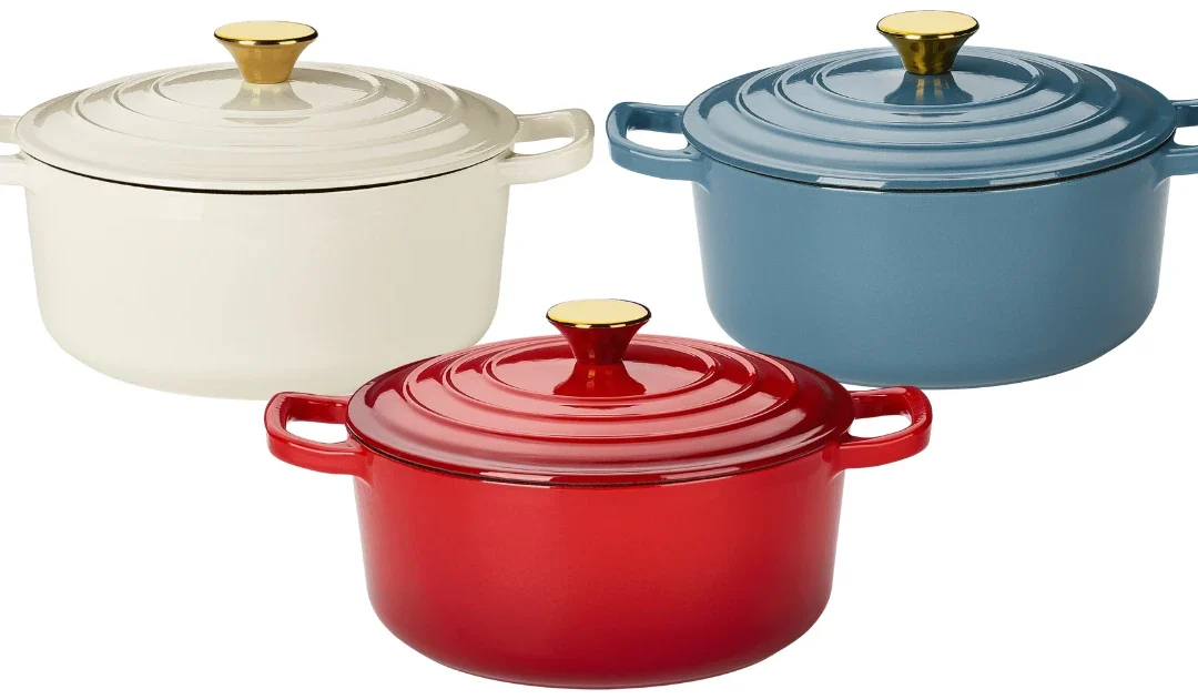 Carote 4.5QT Enamel Cast Iron Dutch Oven SOLO $29.99 en Walmart