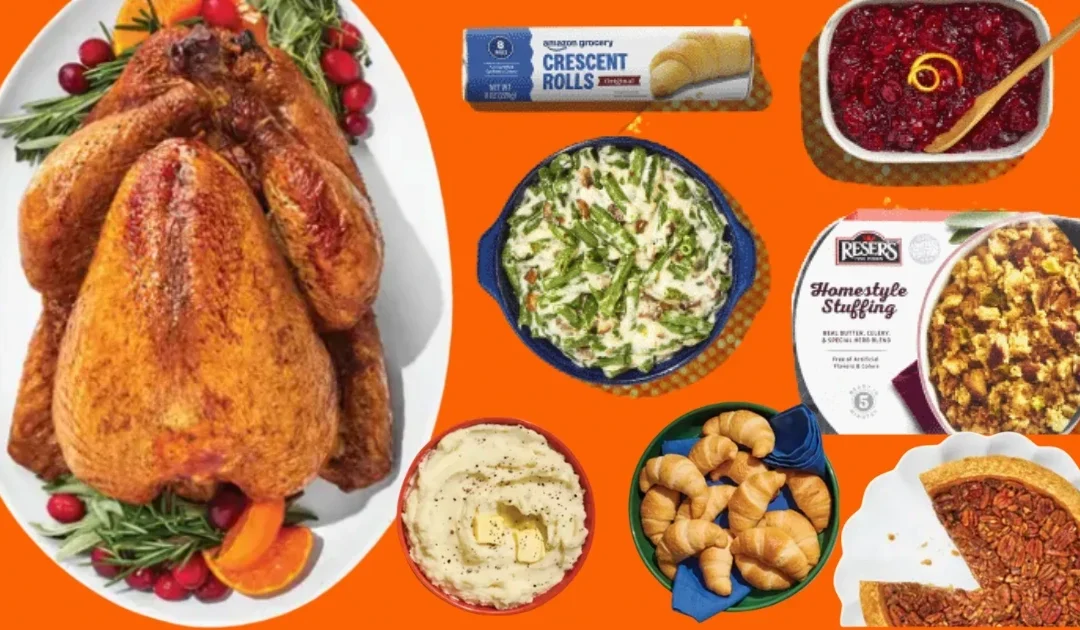 Cena de Acción de Gracias Para 5 Personas SOLO $25 a Través de Amazon Fresh