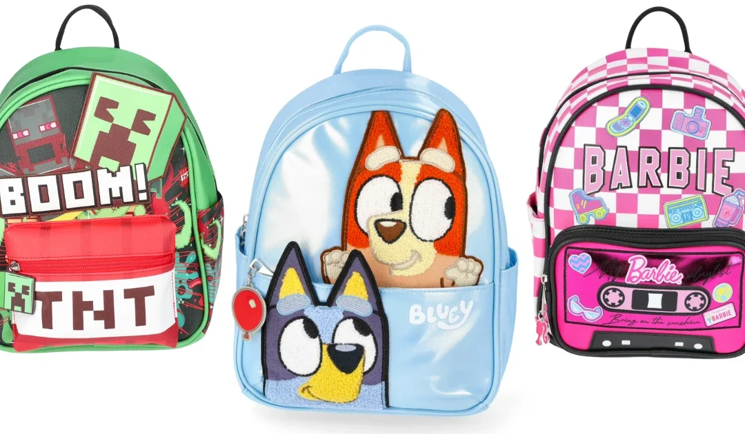 Mini Backpacks de Personajes SOLO $12 (Reg $30)