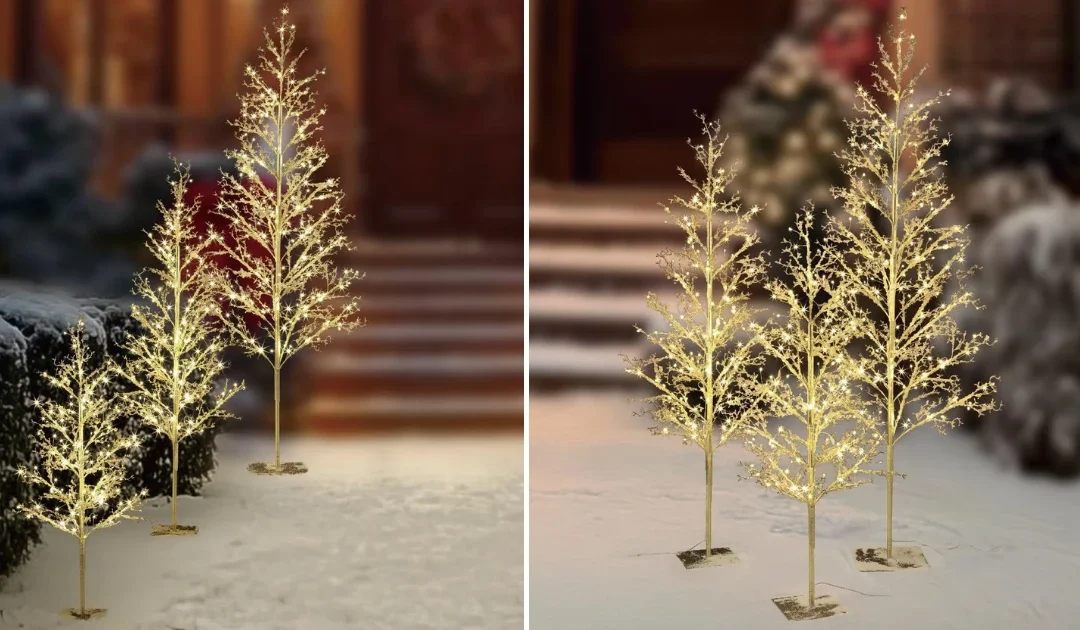 Set de 3 Arboles My Texas House Twinkling LED SOLO $78 en Walmart (Reg. $158)