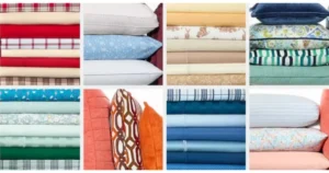 sábanas y almohadas