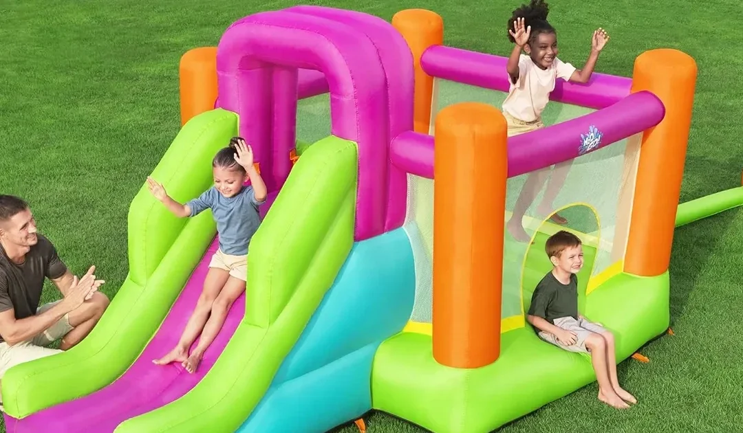 Chorrera Inflable con Zona de  Brinco SOLO $154 (Reg $400)