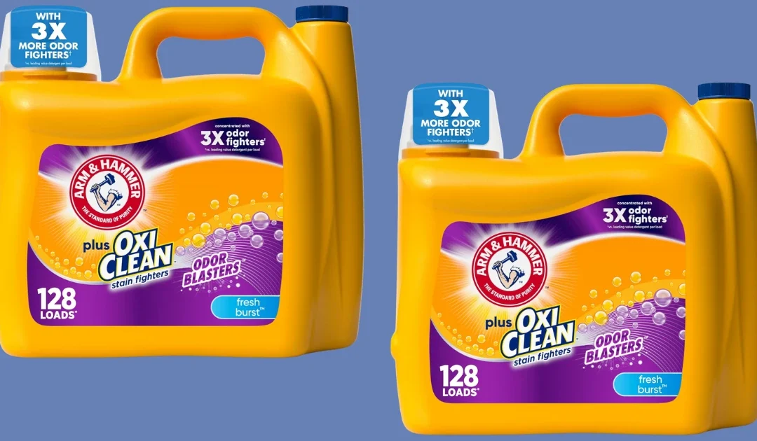 Detergente ARM & HAMMER Plus OxiClean a SOLO $10.49 (Reg $16)