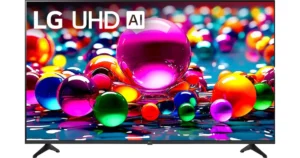 LG Class UA77 Series LED AI 4K UHD Smart webOS TV 55-In