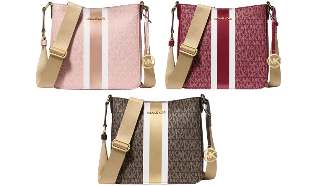 Michael Kors Logo Stripe Crossbody SOLO $45.60 (Reg $228)