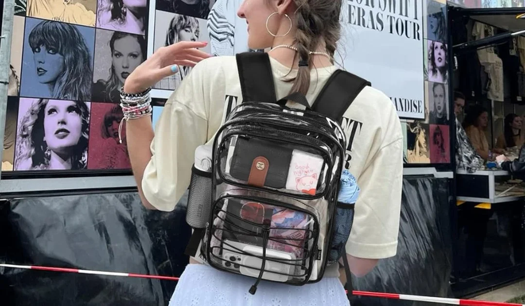 Mochila Transparente Telena SOLO $9.99 en Amazon – Ideal para Estadios y Conciertos