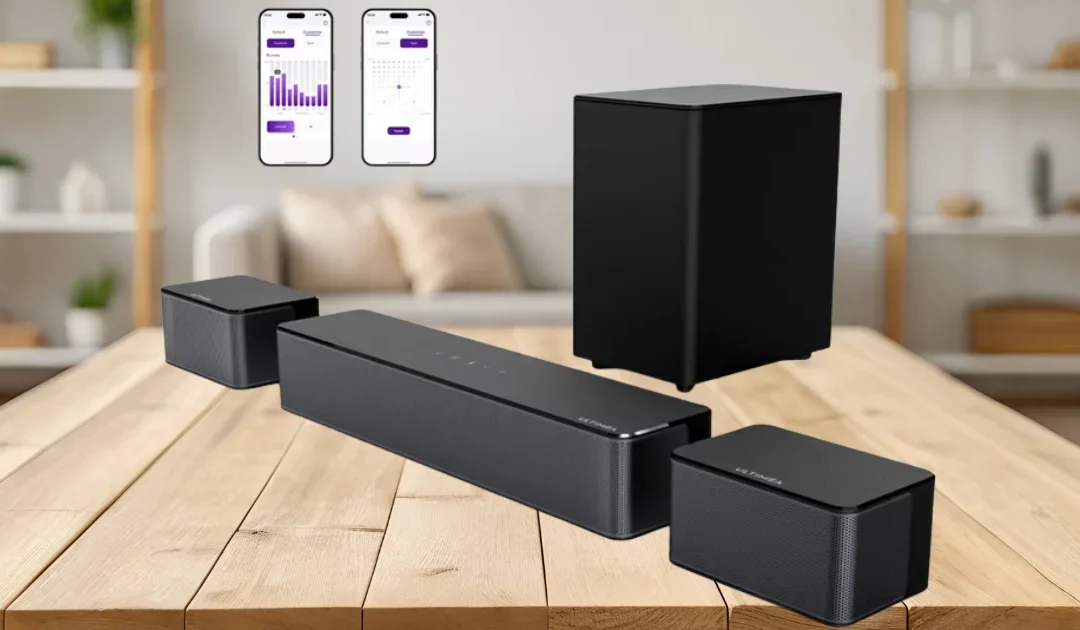 Barra de Sonido ULTIMEA 5.1 con Subwoofer y Altavoces SOLO $119.99 en Walmart