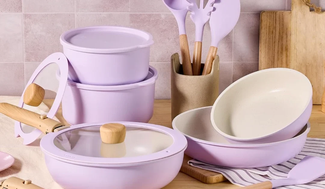 ¡BAJÓ DE PRECIO! Carote Cookware Set 19-Piezas SOLO $49.99 (Reg $100)