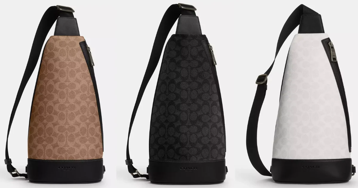 Coach Outlet Dominic Sling Pack In Signature Canvas