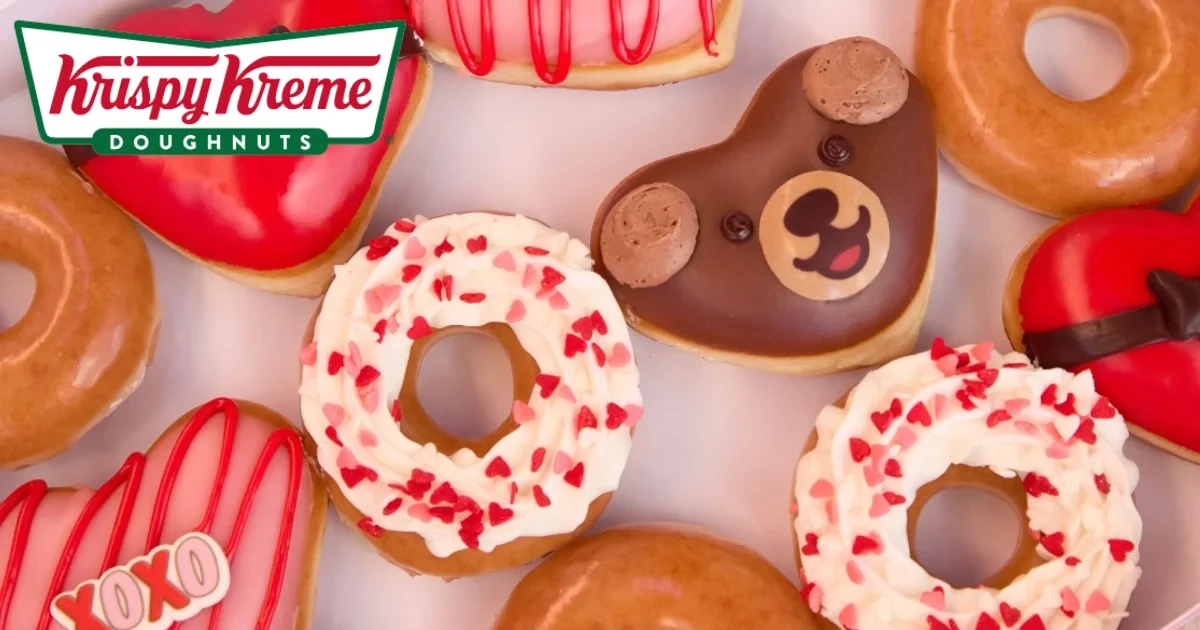Dona de San Valentín GRATIS en Krispy Kreme