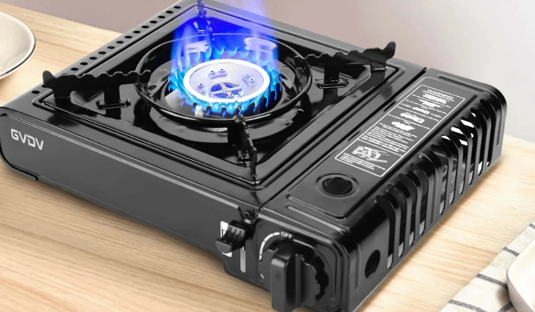 Estufa de Camping Portátil GVDV SOLO $19.99 (Reg $40)