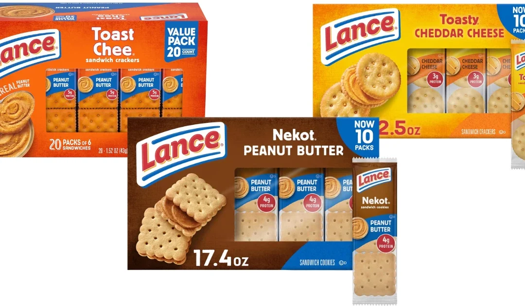 Galletas Lance Sandwich Variety Pack 20-Pack SOLO $5.87 en Amazon