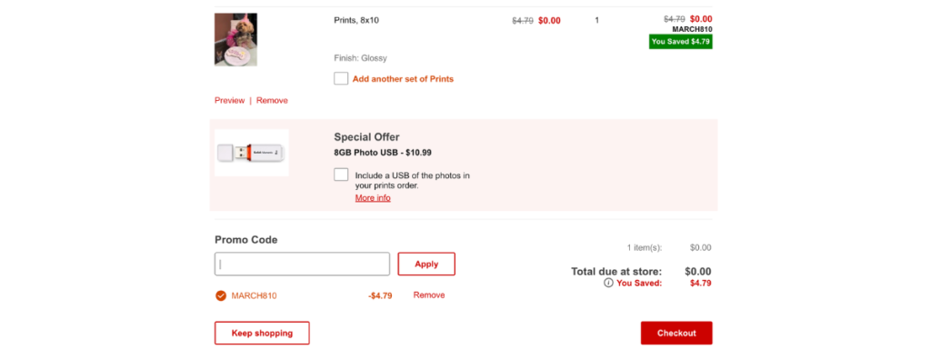 Oferta de Foto 8x10 en CVS