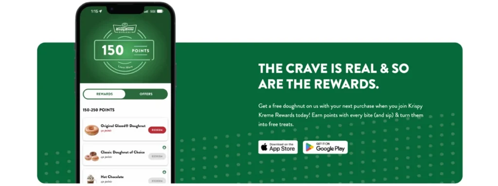 Disfrutando de las mejores ofertas de Krispy Kreme con donas glaseadas