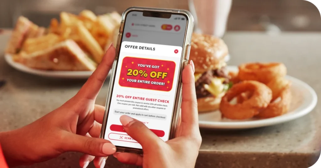 Recompensas y comidas de Dennys