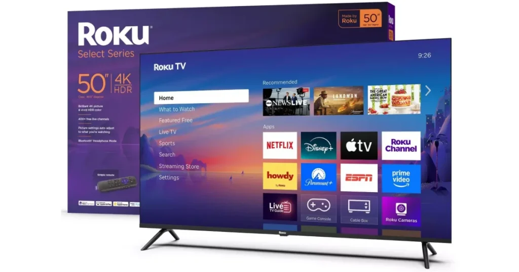 Roku Select Series 4K HDR Smart Roku TV 50-In