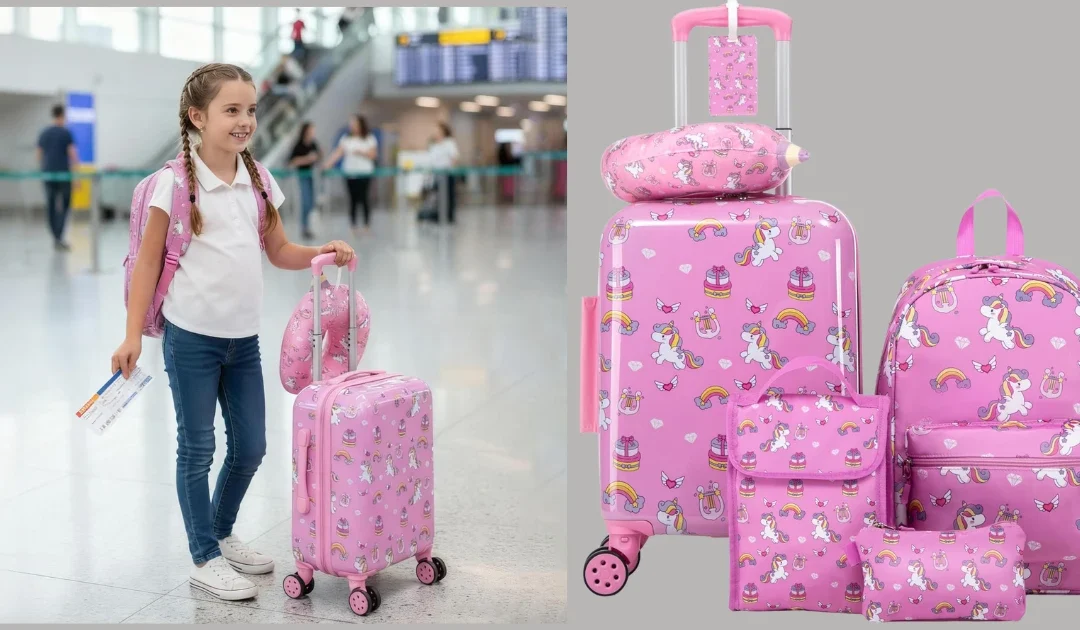 Increíble Set de Equipaje Para Niños de 6-Piezas a SOLO $49.99 (Reg $75)