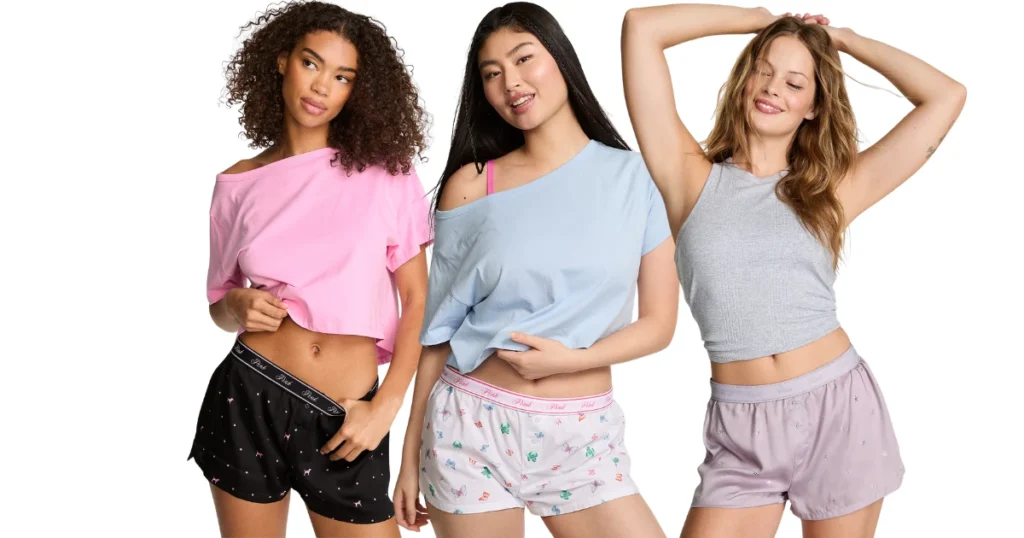 Boxy Pajama Shorts en Victoria's Secret 