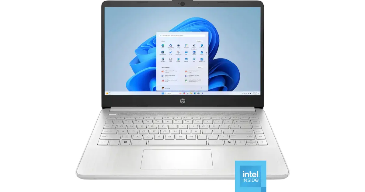 HP Laptop 14-In - Intel Processor N150 2025 - 4GB Memory - 128GB UFS