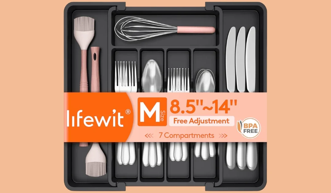 Organizador de Cubiertos Lifewit SOLO $5.97 (Reg $10)