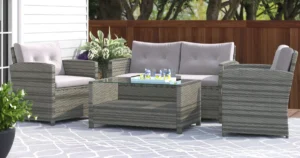 Set de Patio en Rattan en Wayfair