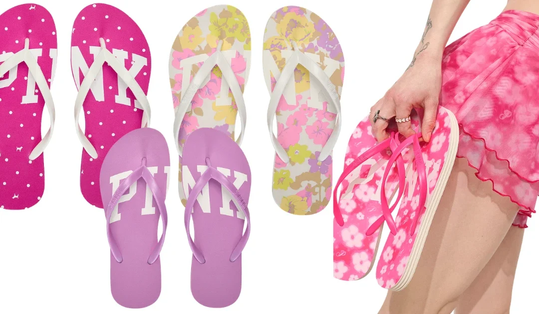 Victoria’s Secret PINK Flip Flops SOLO $7 (Reg $20)