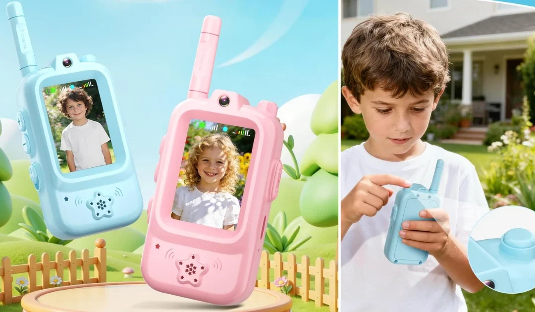 Video Walkie Talkies Set Para Niños SOLO $17.99 en Amazon (Reg $36)