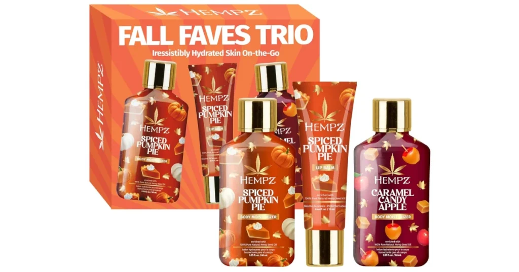 Hempz Fall Faves Trio Lotion & Lip Balm Set