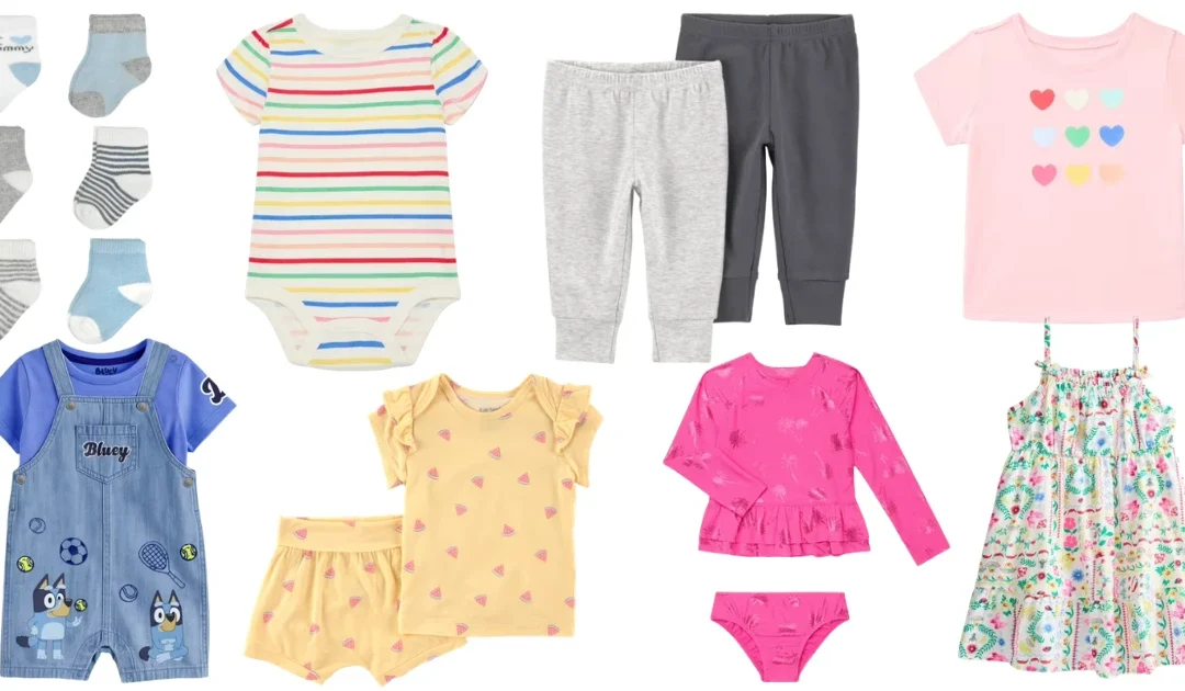 Liquidación en Ropa Para Niños y Bebés en Walmart – Precios DESDE $2