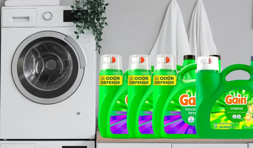 CUATRO Detergentes Para Ropa Gain a SOLO $29 Después de las Ofertas (Reg $67)