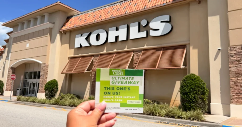 Kohl's Cash GRATIS en Tiendas