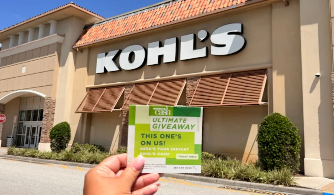 Kohl’s Cash GRATIS | Podrías Ganar Hasta $100 en Kohl’s Cash (Solo en Tiendas)