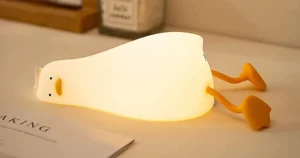 Lámpara Nocturna con Forma de Pato