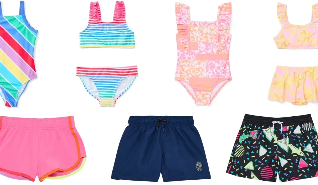 Trajes de Baño Para Niños Wonder Nation DESDE $2 en Walmart