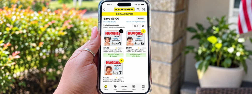 Cupones digitales de Dollar General
